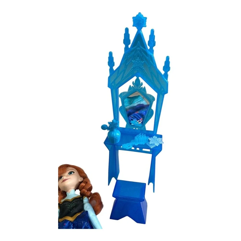 Disney Frozen Elsa and Anna Dolls and Accessories Set Enchanted‎ Ice Vanity